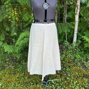 Banana Republic Linen Flared Skirt Size 14